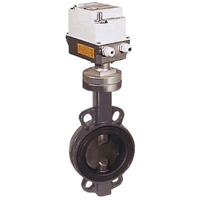 Kobold Automated Butterfly Isolating Valve with Electric Actuator, KLE-TA